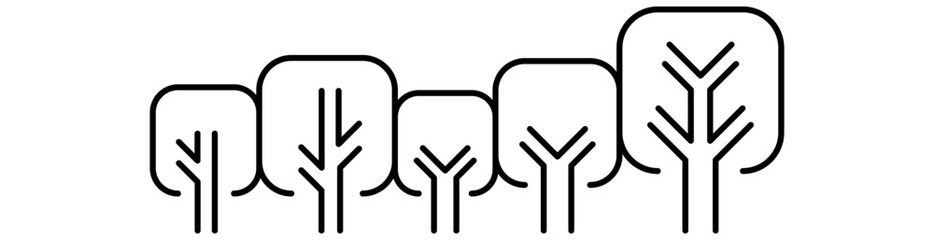 Forest graphic background