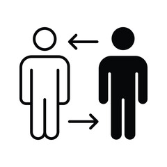 Have a look at this amazing icon of Skill Transfer icon, ready to use vector