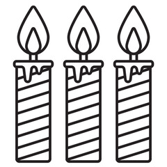birthday candle icon