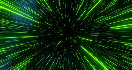 Obraz premium Neon Velocity: A Journey Through Electric Pink and Blue Space