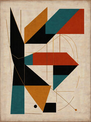Geometric Abstraction: Mid-Century Bauhaus Art