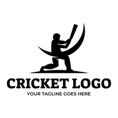 Cricket Logo or football club sign Badge.