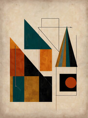 Geometric Abstraction: Mid-Century Bauhaus Art