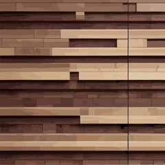 White brick wall texture seamless vector illustration.