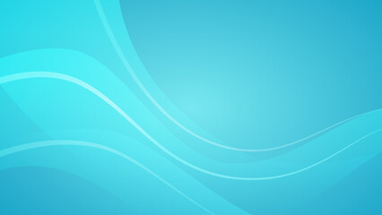 Turquoise wavy background. Abstract banner