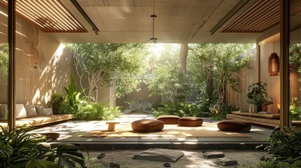 Fototapeta premium beautiful and peaceful living space