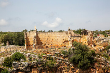 Ancient city Kanli divane located in Mersin province in Turkey