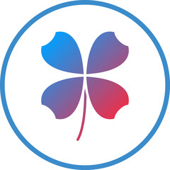 Vector Design Clover Icon Style