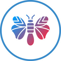 Vector Design Butterfly Icon Style