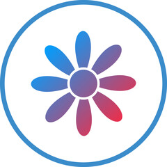 Vector Design Daisy Icon Style