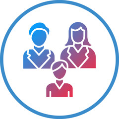 Vector Design Family Icon Style