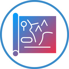 Vector Design Map Icon Style