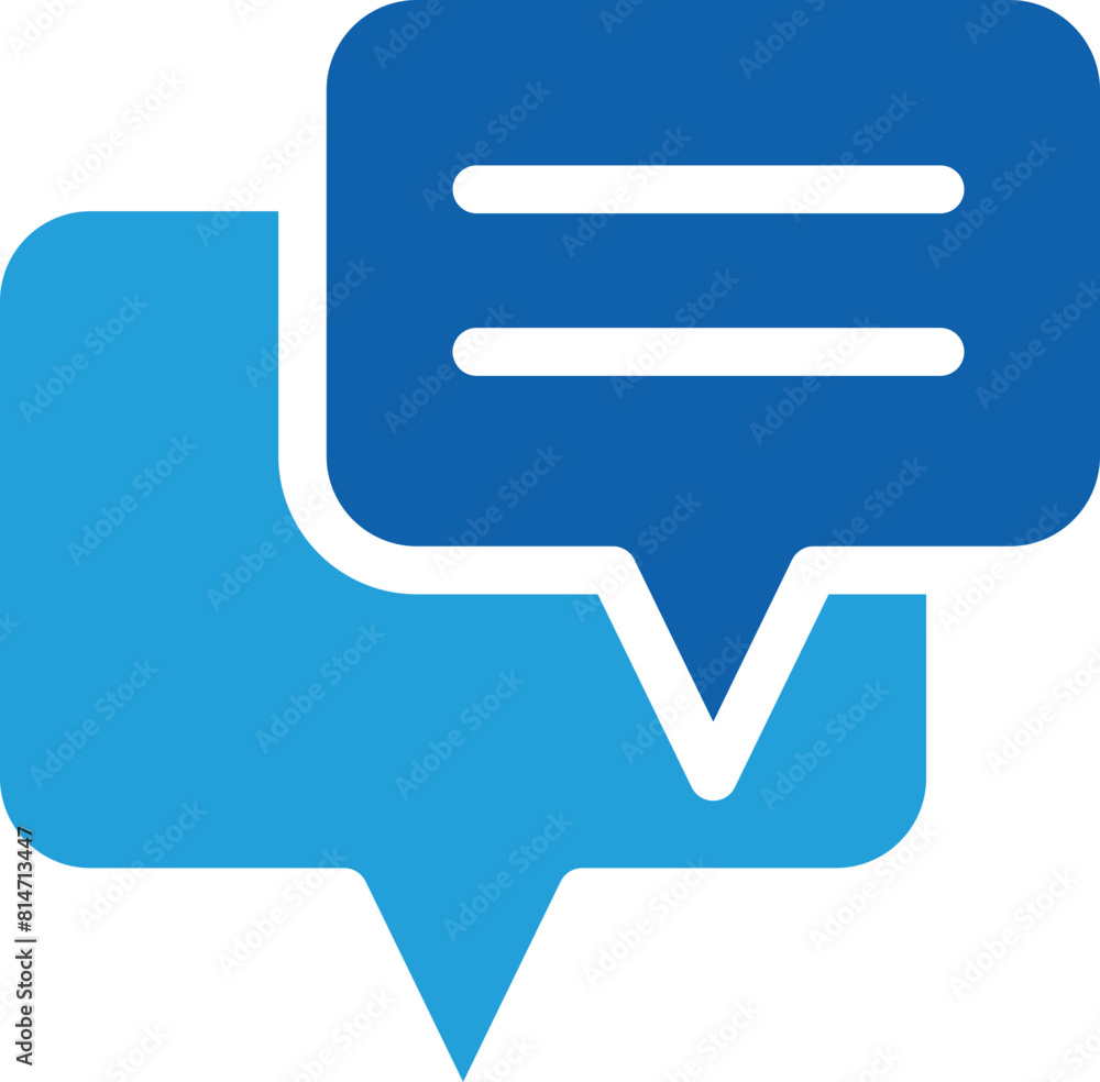Poster chat icon vector design element. talk bubble speech sign. dialogue balloon.
