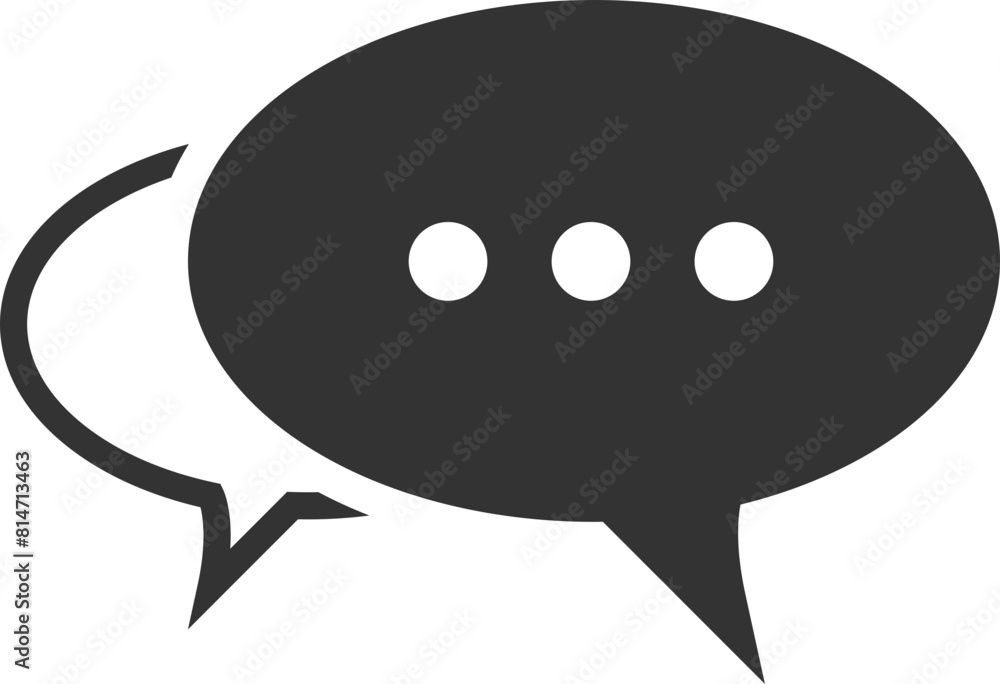 Poster talk bubble speech icon. blank empty bubbles vector design elements. chat on line symbol template. d