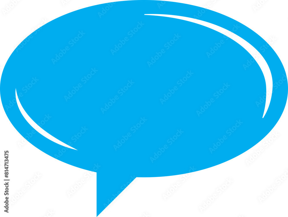 Poster talk bubble speech icon. blank empty bubbles vector design elements. chat on line symbol template. d