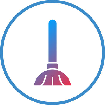 recommend clip art: Vector Design Broom Icon Style