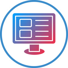 Vector Design Blog Icon Style