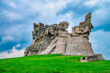 Holocaust Memorial landmark in Kaunas, Lithuania