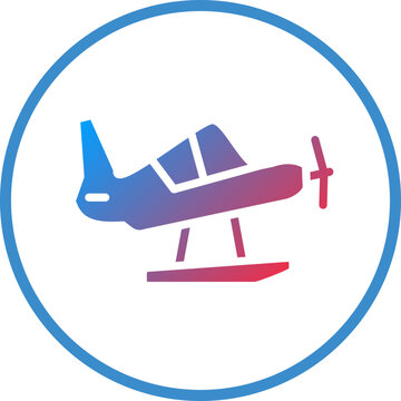 recommend clip art: Vector Design Seaplane Icon Style