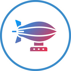 Vector Design Zeppelin Icon Style © designing ocean