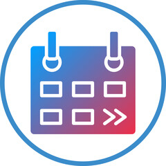 Vector Design Next Week Icon Style