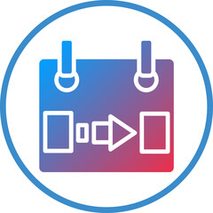 Vector Design Tomorrow Icon Style