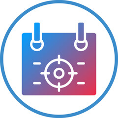 Vector Design Target Icon Style