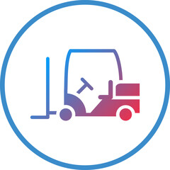 Vector Design Forklift Icon Style