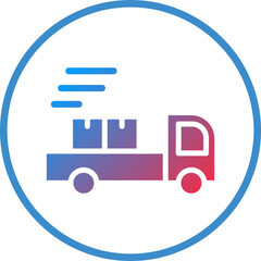 Vector Design Freight Icon Style