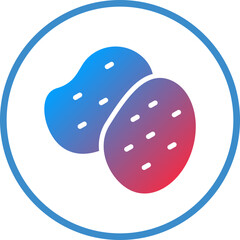 Vector Design Potatoes Icon Style