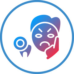 Vector Design Toothache Icon Style
