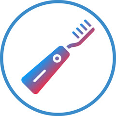 Vector Design Electric Toothbrush Icon Style