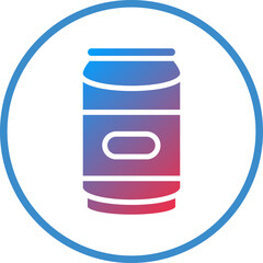 Vector Design Soda Can Icon Style