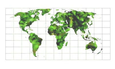 Double exposure tree environmental map