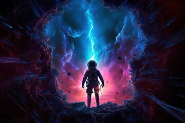 Astronaut edge. Cosmic anomaly