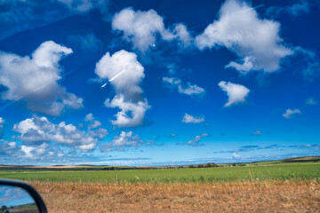 Blue sky with clouds in Western Australia