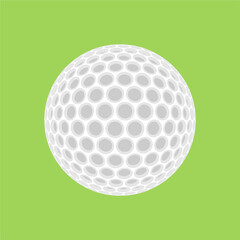 golf ball vector illustration blocking ball 