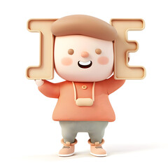 Fototapeta premium 알파벳 F와 함께하는 친구들