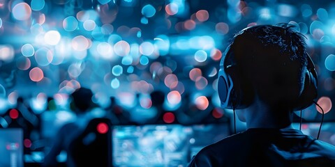 Chinese tech enthusiasts unite for epic gaming extravaganza at LAN parties. Concept Chinese Tech Community, LAN Parties, Gaming Extravaganza, Tech Enthusiasts, Epic Event