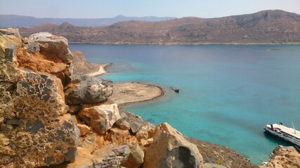 Obraz premium Discovery of the landscapes of Crete, an island in Greece, in summer