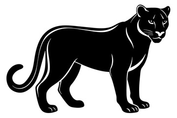 lion line art silhouette illustration