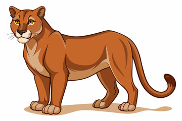 lion cartoon vector illustration