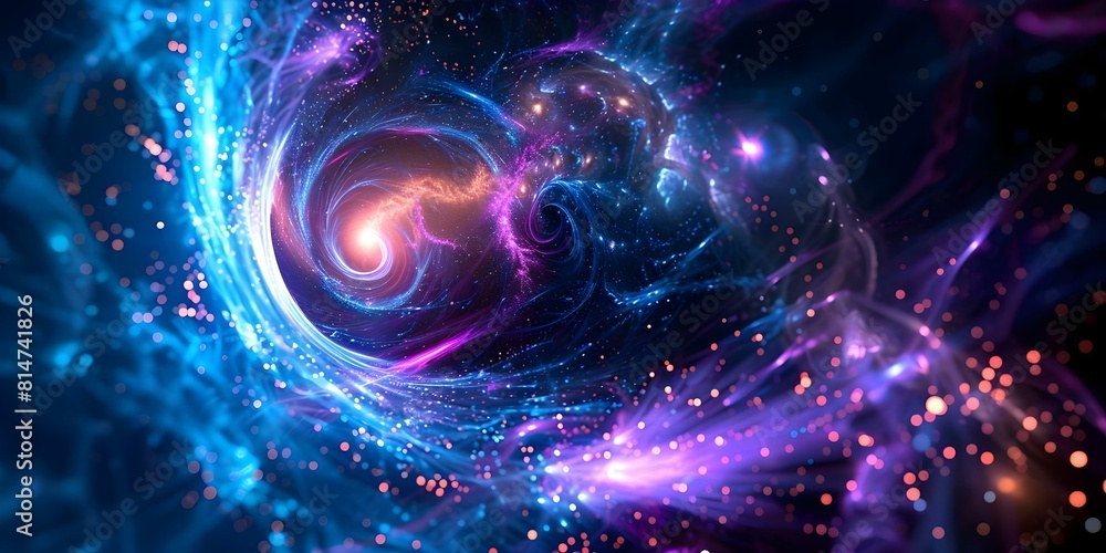 Poster the impact of quantum computing and ar on advancements in d printing and space technology. concept q
