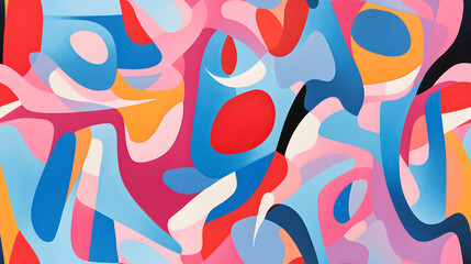 Abstract symbolic representations geometric shapes design poster background