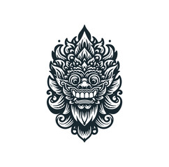 barong, balinese, art, illustration, culture, symbol, bali, asia, drawing, vector, indonesia, traditional, background, design, temple, indonesian, asian, tourism, mask, travel, line, religion, hand, g