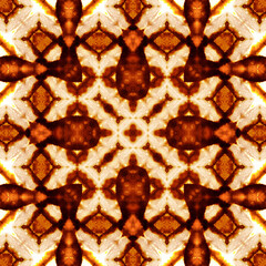 Seamless kaleidoscope pattern. Texture art