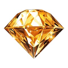 diamond on white background
