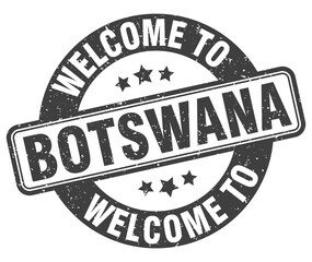 Welcome to Botswana stamp. Botswana round sign