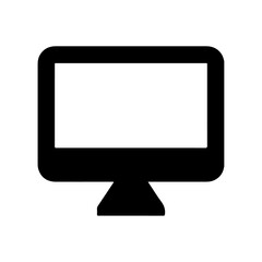 Monitor icon vector design in eps 10 