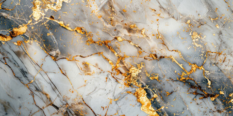 Luxurious Marble Texture with Veins of Gold and Rich Earth Tones
